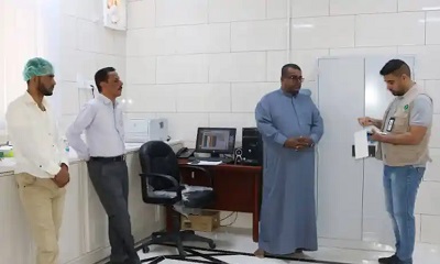 منسق المشاريع الإنشائية والمياه بجمعية العون المباشر ـ مكتب اليمن يزور مركز فاطمة بابطين الطبي ـ سيئون