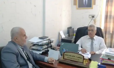 البرفسور باطرفي يزور وزارة التعليم العالي والبحث العلمي