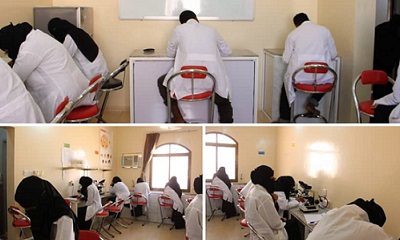  بدء الامتحانات الفصلية للفصل الدراسي الأول لطلاب المستوى الأول تخصص مختبرات وتمريض بمعهد أثر العالي للعلوم الصحية بغيل باوزير