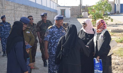 افتتاح المبنى الجديد لإدارة حماية الأسرة والأحداث والشرطة النسائية بالمكلا