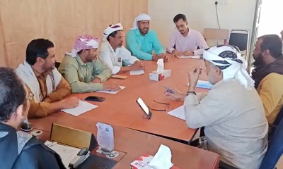 اجتماع بإدارة التربية والتعليم بمديرية رخية لمناقشة أوضاع سير العملية التربوية والتعليمية بالمديرية