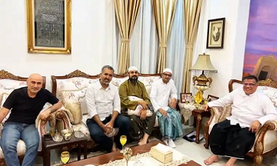 رئيس قسم فقه التحولات والدعوة بجامعة الوسطية الشرعيه يزور سفير اليمن لدى ماليزيا