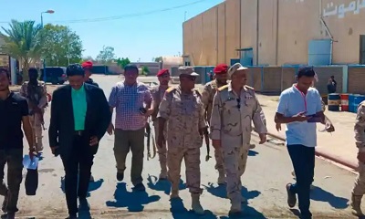 اللواء التميمي يزور محطة توليد الكهرباء المركزية بالريان