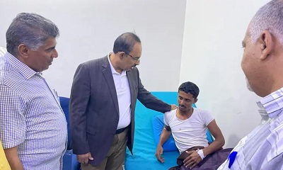 محافظ حضرموت يشيد بيقظة رجال الأمن وتمكنهم من القاء القبض على المعتدي على الجندي البحسني