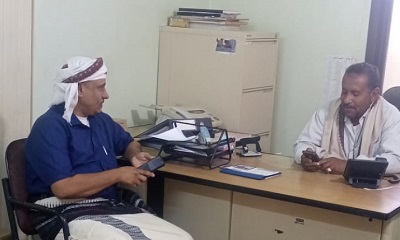 مدير عام مديرية عمد يطلع على نشاط المركز الصحي بمديرية عمد