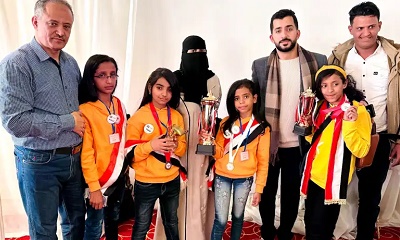 اليمن تحصد المراكز الثلاثة الأولى في المسابقة الدولية في الحساب الذهني المستوى الرابع 2023 من بين 15 دولة مشاركة
