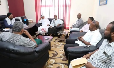 وكيل أول حضرموت يلتقي إدارة نادي الوحدة بالمكلا
