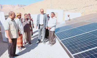 مدير عام سيئون يفتتح مشروع منظومة آبار مياه الشرب ضمن مشروع استخدام الطاقة المتجددة لتحسين جودة الحياة بمنطقة بور