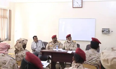 قائد المنطقة العسكرية الثانية يلتقي اركانات التوجيه المعنوي ومسؤلي النشاط الرياضي بالوحدات والمحاور التابعة للمنطقة الثانية