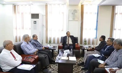 لقاءٌ بالمكلا يبحث سير الدراسة وآلية تنفيذ برامج التطوير والتأهيل بجامعة حضرموت
