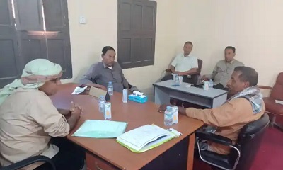 إجراء عملية إستلام وتسليم إدارة تربية دوعن بين باعارمة والعمودي