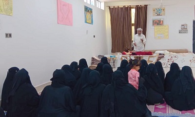 مركز محو الأمية بمنطقة حصن ال الزوع مديرية القطن ينظم دورة في تغسيل وتكفين الموتى