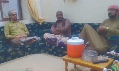 مدير عام شبام يستقبل مشائخ وأعيان من وادي بن علي ويطلع على الاحتياجات الخدمية للوادي