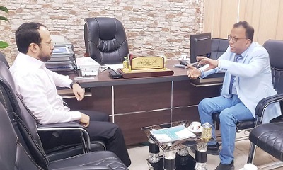 رئيس هيئة مستشفى سيئون العام يلتقي مدير عام الخدمة المدنية بحضرموت الوادي والصحراء