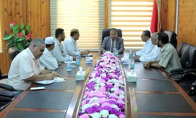 لقاء يبحث البدائل المتاحة لمبنى إذاعة سيئون الحكومية