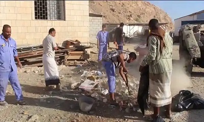 العميد اليميني يدشن أسبوع النظافة والبيئة بمقر قيادة المنطقة الثانية