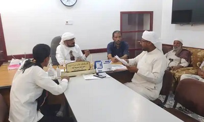 حضرموت : لجنة متعاقدي صندوق دعم التعليم تهنئ لمدير عام شبام وتطلعه على نشاطها في الوقوف على حقوق المعلمين المتعاقدين