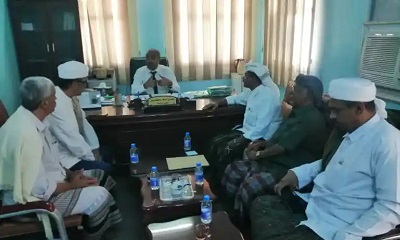 لجنه إصلاح ذات البين تلتقي برئيس استناف محكمه حضرموت صباح اليوم الأربعاء