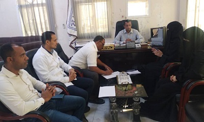 لقاء بين المركز الوطني لمختبرات الصحة العامة المركزية ودائرة الترصد الوبائي لمناقشة الوضع الوبائي بحضرموت