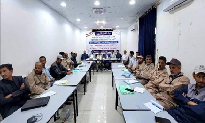 موظفي منشأة بروم للغاز بحضرموت يشاركون في دورة تدريبية حول فحص وصيانة اسطوانات الغاز المنزلي بمأرب