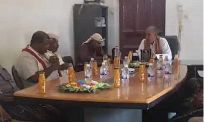 مدير عام مديرية السوم يستقبل وفد مقادمة الحوف ومالكي الهجن في مطلع زيارة نبي الله هود عليه السلام للعام 1444هجرية