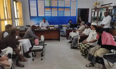 قائد المنطقة العسكرية الثانية في زيارة خاصة لمدرسة اللسك بنين وبنات بمديرية تريم