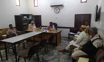 برئاسة امين عام المجلس المحلي فهمي بن يماني ، المكتب التنفيذي بمديرية شبام يعقد دورته الاعتيادية الأولى لهذا العام ويناقش تقريري السياحة والأشغال