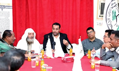 ترأسه الأمين العام لمؤتمر حضرموت الجامع اجتماع بسيئون القيادات الأمانة العامة ومكاتب بمؤتمر حضرموت الجامع بالوادي والصحراء
