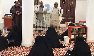 مدير عام محو الأمية وتعليم الكبار بالوادي والصحراء يتفقد سير الامتحانات للفصل الدراسي الثاني بصفوف محو الأمية بمديرية شبام