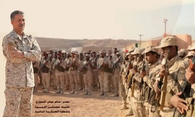 القائد النموري يطلع على الجاهزية القتالية لمعسكر الربوة