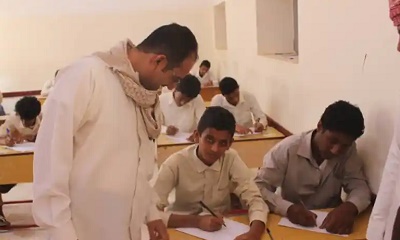 إدارة التربية والتعليم بمديرية رخية تدشن الامتحانات النهائية للعام الدراسي 2022/2023م