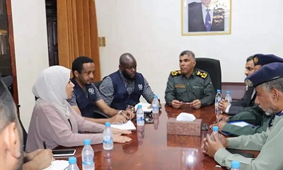 العميد المنهالي يلتقي فريق منظمة الهجرة الدولية للحد من تواجد المهاجرين غير الشرعيين بحضرموت