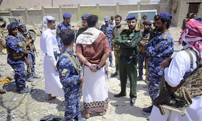 مدير عام الشرطة والامن بوادي وصحراء حضرموت يزور المبنى القديم لادارة الامن والشرطة بمديرية عمد