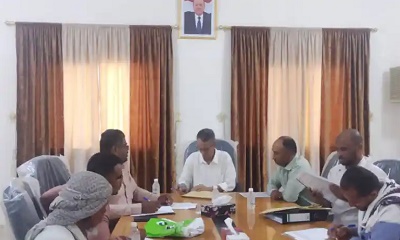 فتح مظاريف تسوير موقع محطة الضخ بمنطقة مدودة بمدينة سيئون