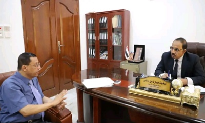 محافظ حضرموت يبحث أوضاع قطاع التعليم الفني واحتياجات تطويره