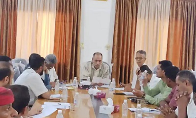مدير عام المؤسسة المحلية للمياه بوادي حضرموت يناقش مع مدراء الفروع والإدارات والأقسام تحسين مؤشرات الأداء والاستعداد لشهر رمضان المبارك