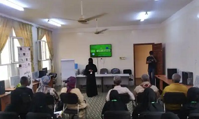 بمشاركة 13 فتاة من مديرية شبام  تدشين دورة فن اخضر بوادي حضرموت
