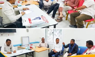 اتحاد الملتقيات الشبابية التطوعية يلتقي برئيس وأعضاء جمعية الكادر التعاونية بهيئة مستشفى سيؤن العام