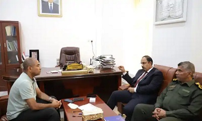 محافظ حضرموت يترأس لقاءً لرفع مستوى تعزيز التعاون بين السلطتين الأمنية والقضائية ومساعدة المُعسرين قبل رمضان المبارك