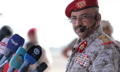 في اجتماعه بمقر العمليات المشتركة للتحالف العربي بالسعودية .. اللواء التميمي يثنى على الدعم اللوجستي للمنطقة العسكرية الثانية