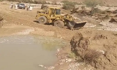 إعادة فتح الخط الدولي الرابط بين مديرية السوم ومدن الوادي والصحراء مع سلطنة عمان
