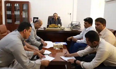 المحافظ بن ماضي يرعى التوقيع على مشروع إعادة تأهيل مركز إنزال خلف بالمكلا (المشروع السمكي الرابع)