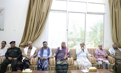 محافظ حضرموت يرعى أمسية رمضانية لأعضاء مجلسي النواب والشورى والمكتب التنفيذي ومديري عموم المديريات واللجان المجتمعية