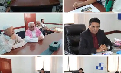 المدير العام لمديرية مدينة المكلا يعقد لقاء تشاوري لإعادة ترتيب الأسواق الشعبية بحي الشافعي بفوه