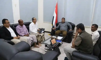 وكيل المحافظة يلتقي بإدارة هيئة الاثار والمتاحف بوادي وصحراء حضرموت ويطلع على أعمال الترميم الجارية بقصر سيئون