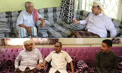 المحافظ بن ماضي يثمّن العطاءات الوطنية للأستاذين عوض المرشدي وحسن كندسة العولقي