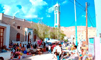 مسابقات والعاب فلكلورية في ختايم ليلة 23 رمضان بسيئون