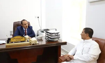 محافظ حضرموت يبحث الترتيبات لوصول 4 خزانات للخزن الاستراتيجي للغاز المنزلي تستوعب 400 طن