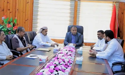 بحث تدخلات مؤسستي نهد والتنمية الصحية بوادي حضرموت بالقطاع الصحي بوادي وصحراء حضرموت