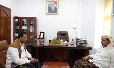 وزير التربية والتعليم ومحافظ حضرموت يبحثان الترتيبات لتدشين امتحانات شهادة الثانوية العامة